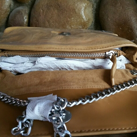 Zara Woman Leather Crossbody Bag - Picture 5 of 8